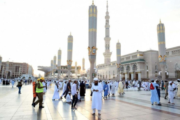Over 1.1mn pilgrims depart; 553,000 arrive in Madinah