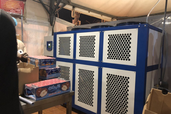 New water-cooling system tested in Mina