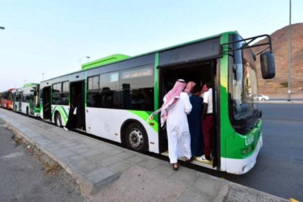 8 million people use Makkah shuttle bus service in six days