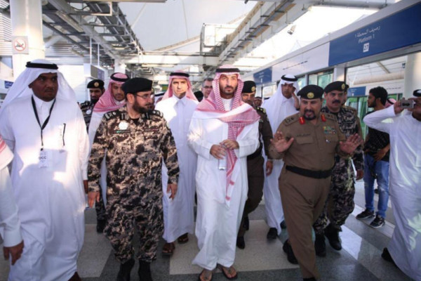 Makkah deputy emir inspects Mashaer train