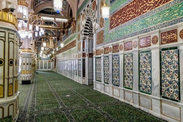 Renovation of 'Qibli Wall’ in Prophet’s Mosque completed