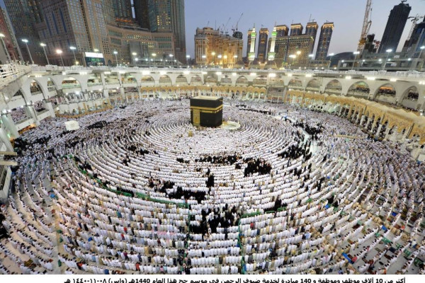 Haram Presidency deploys 10,000 staff for Haj