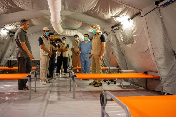 100-bed new coronavirus field hospital in Makkah