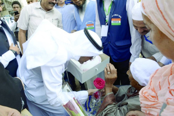 101-year-old Indian female pilgrim arrives in Madinah