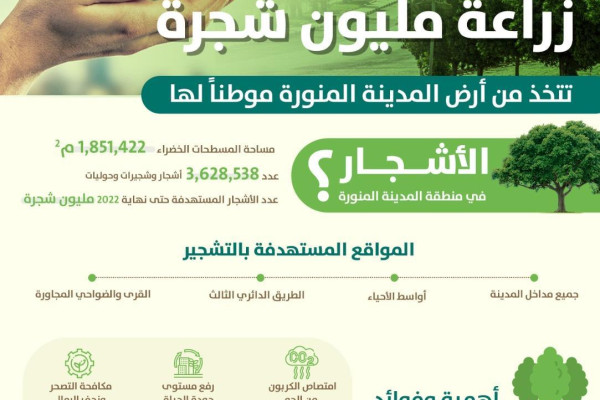 Drive launched to plant 1 million trees in Madinah