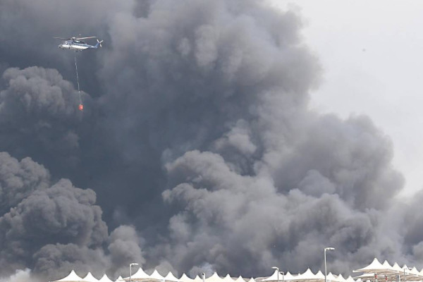 10 injured in Jeddah rail station fire