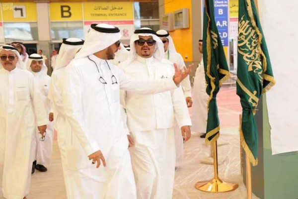 Benten inspects arrangements to receive pilgrims at Haj Terminal