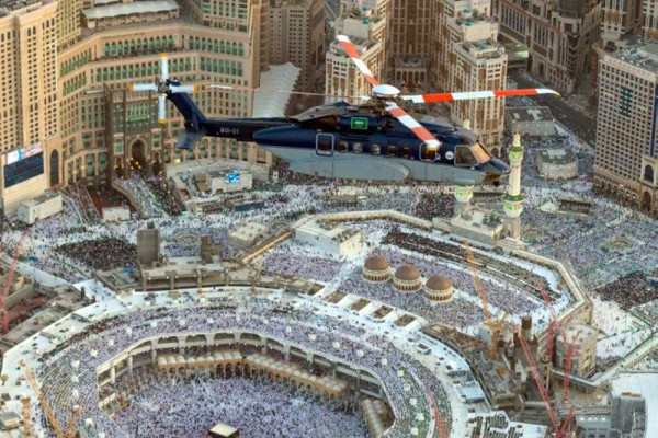 Monitoring safety, security from the sky