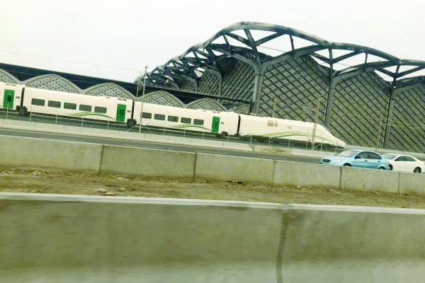 Haramain train chugs in at new airport’s station