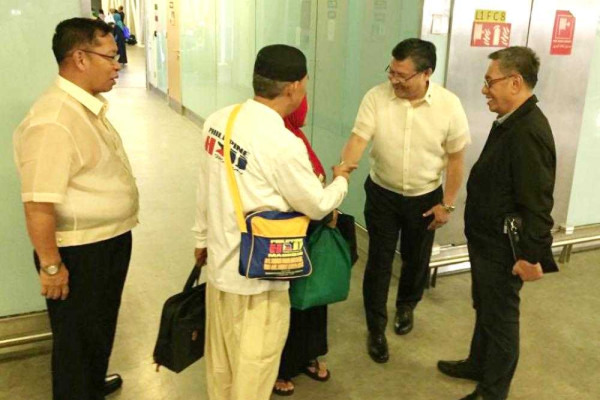 Alonto welcomes 1st batch of Filipino pilgrims