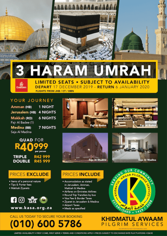 one stop travel umrah specials 2022